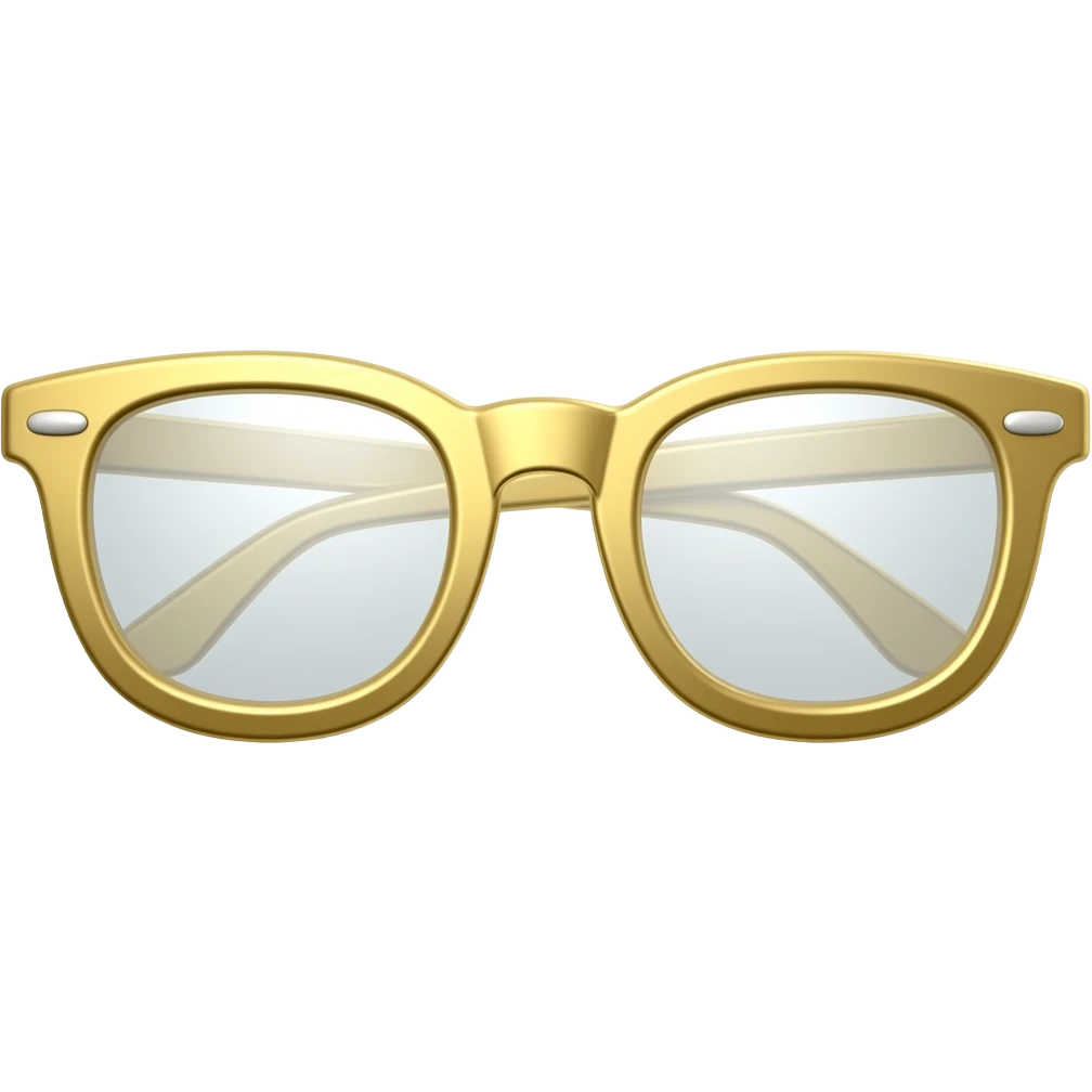 golden glasses emoji
