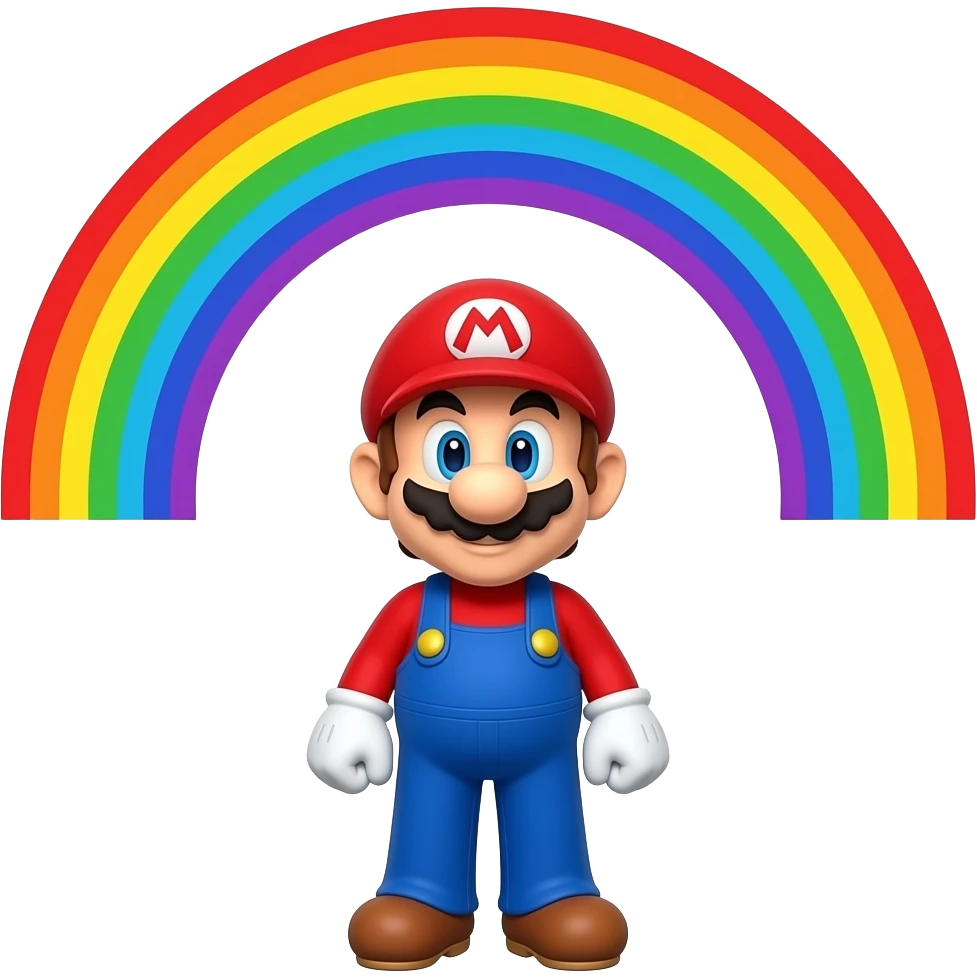 Rainbow, Mario emoji