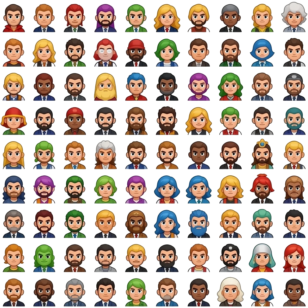 brawl stars with all 100 brawlers emoji