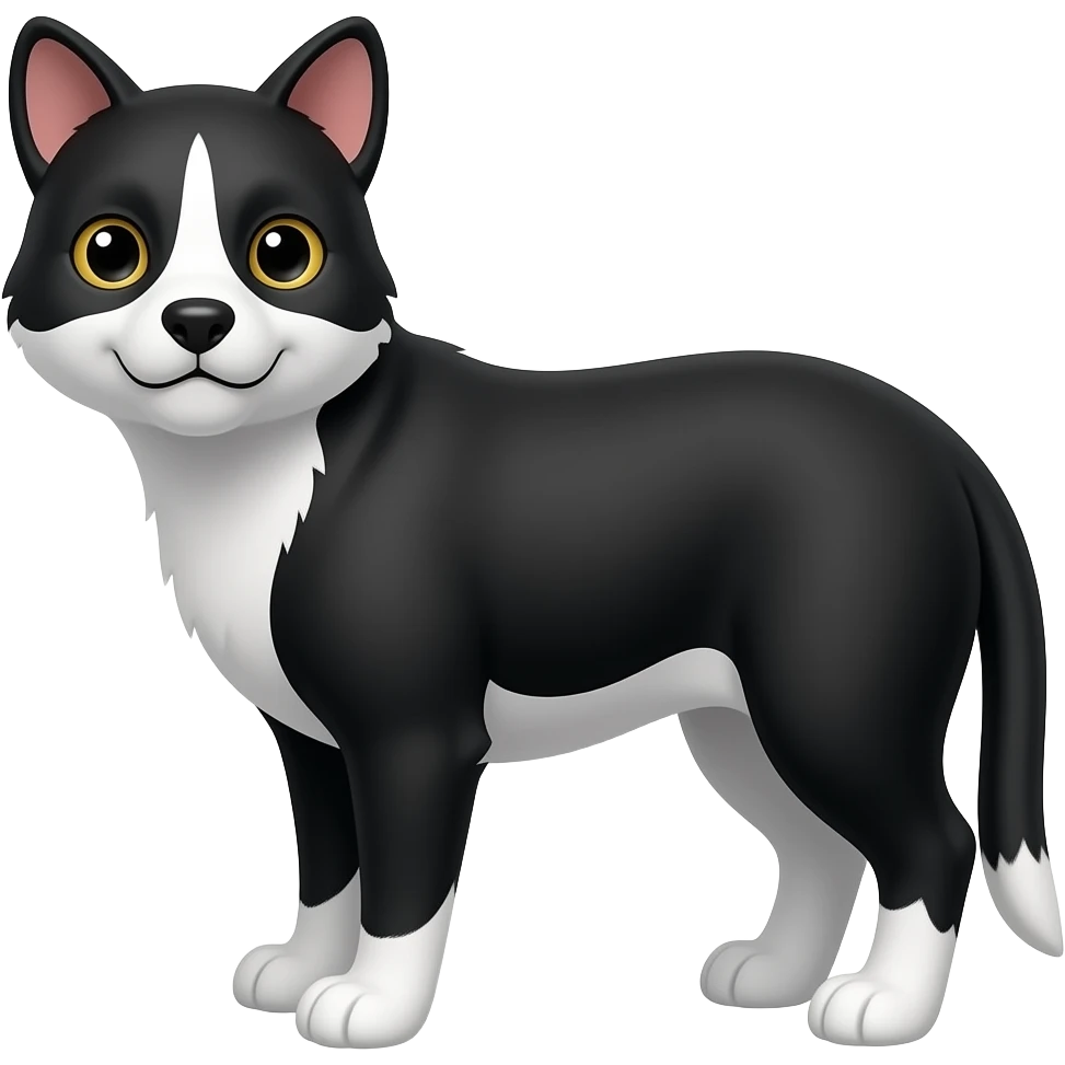 black and white animal emoji