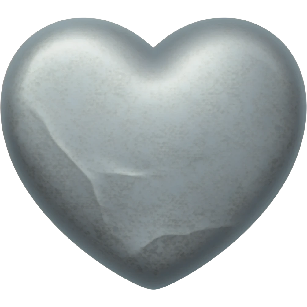 Corazón de piedra emoji