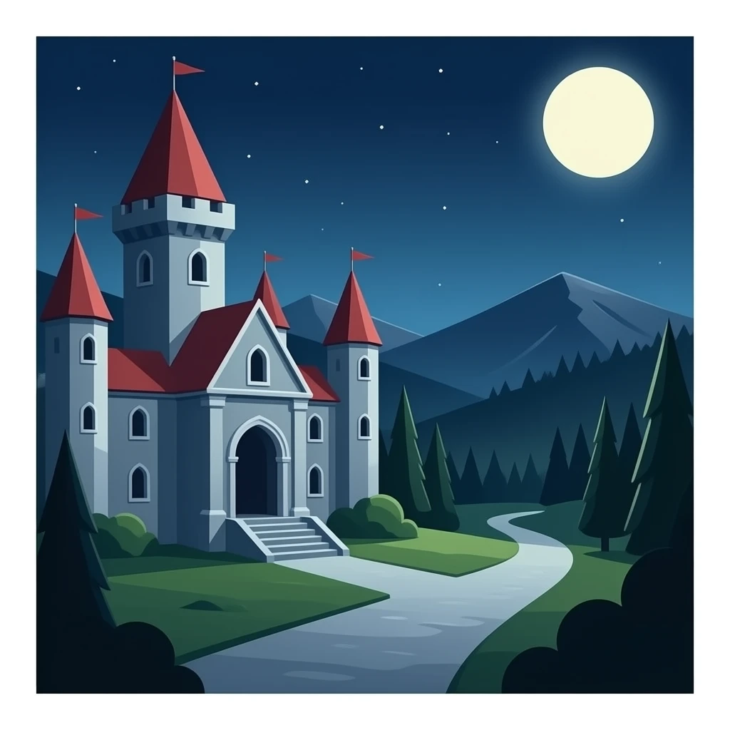 medieval European court black bold stroke emoji