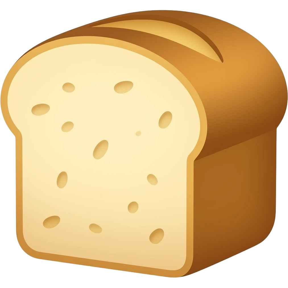 vector flat Bread and Cake emoji