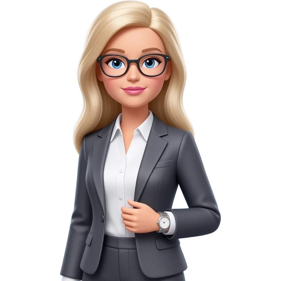 Barbie vestida de intj emoji