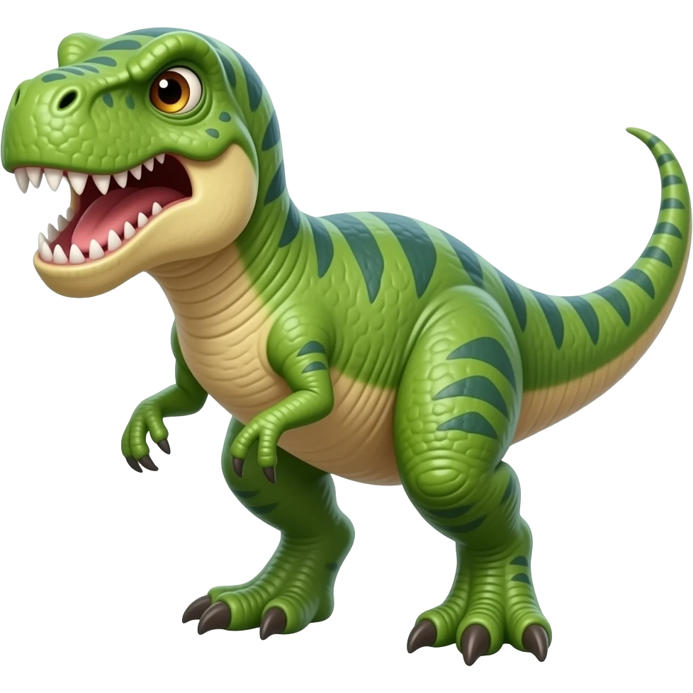 Create a angry dinosaur emoji