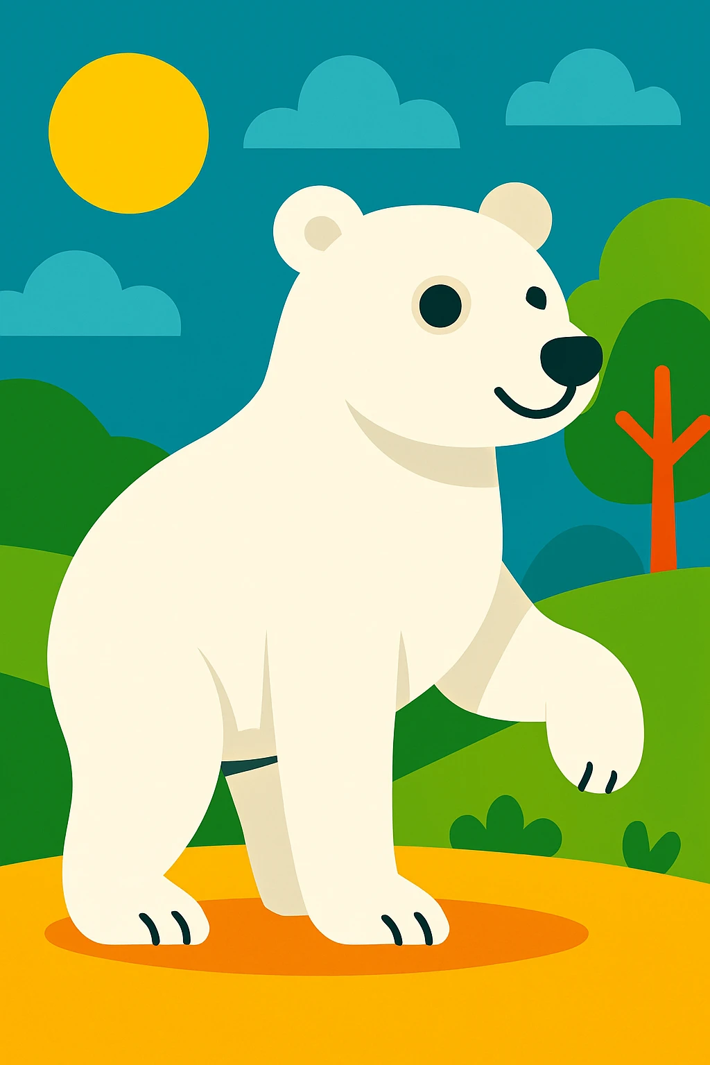 White bear emoji