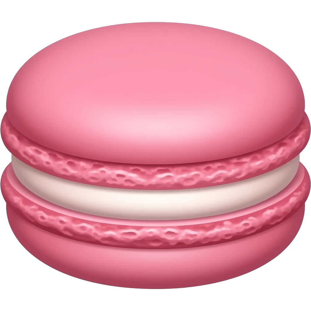 pink macaron emoji