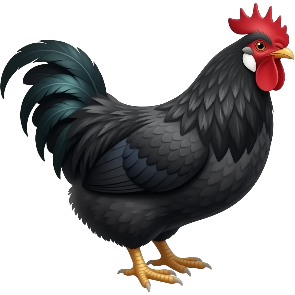 Black cock emoji