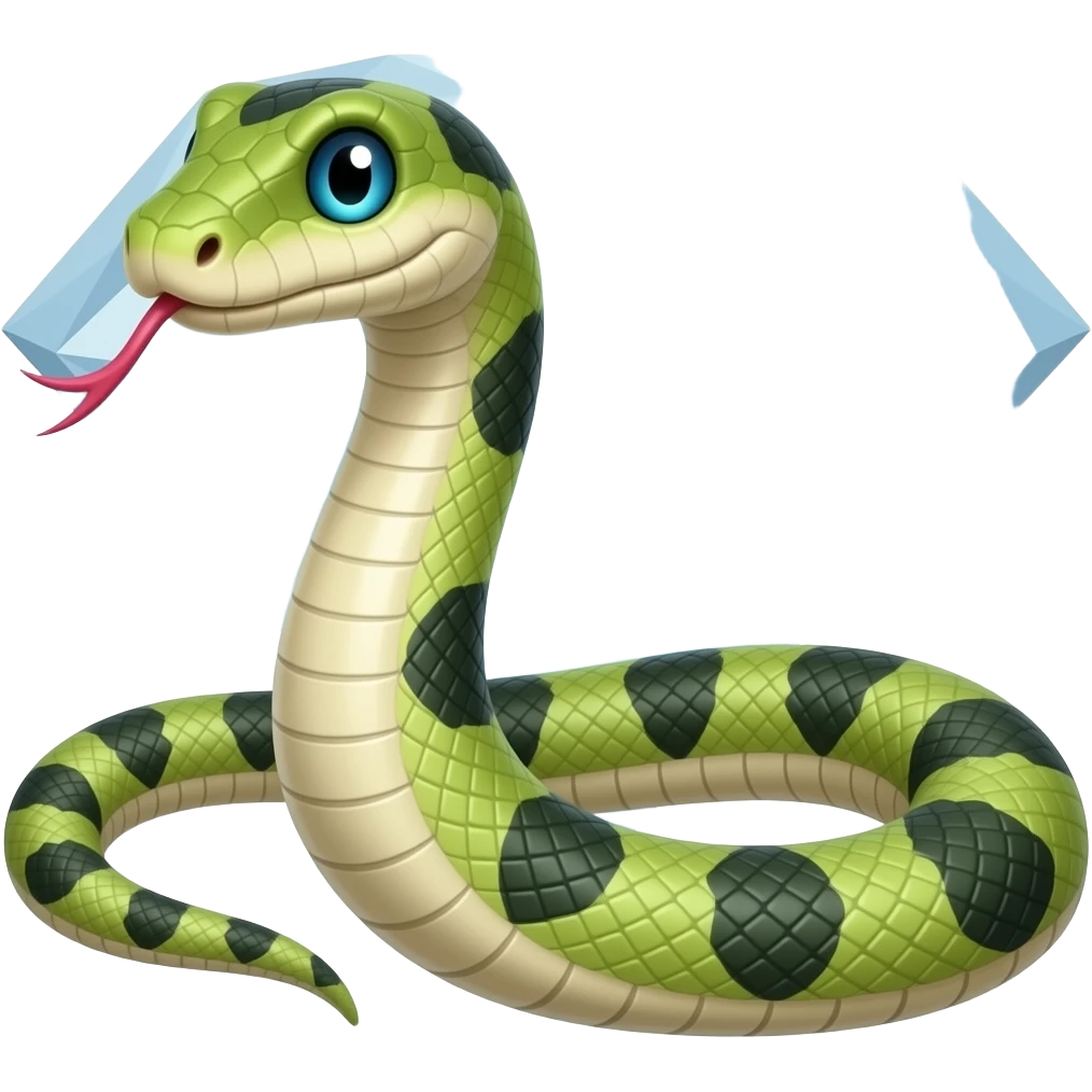 Quiero una serpiente combinado con esto💎 emoji