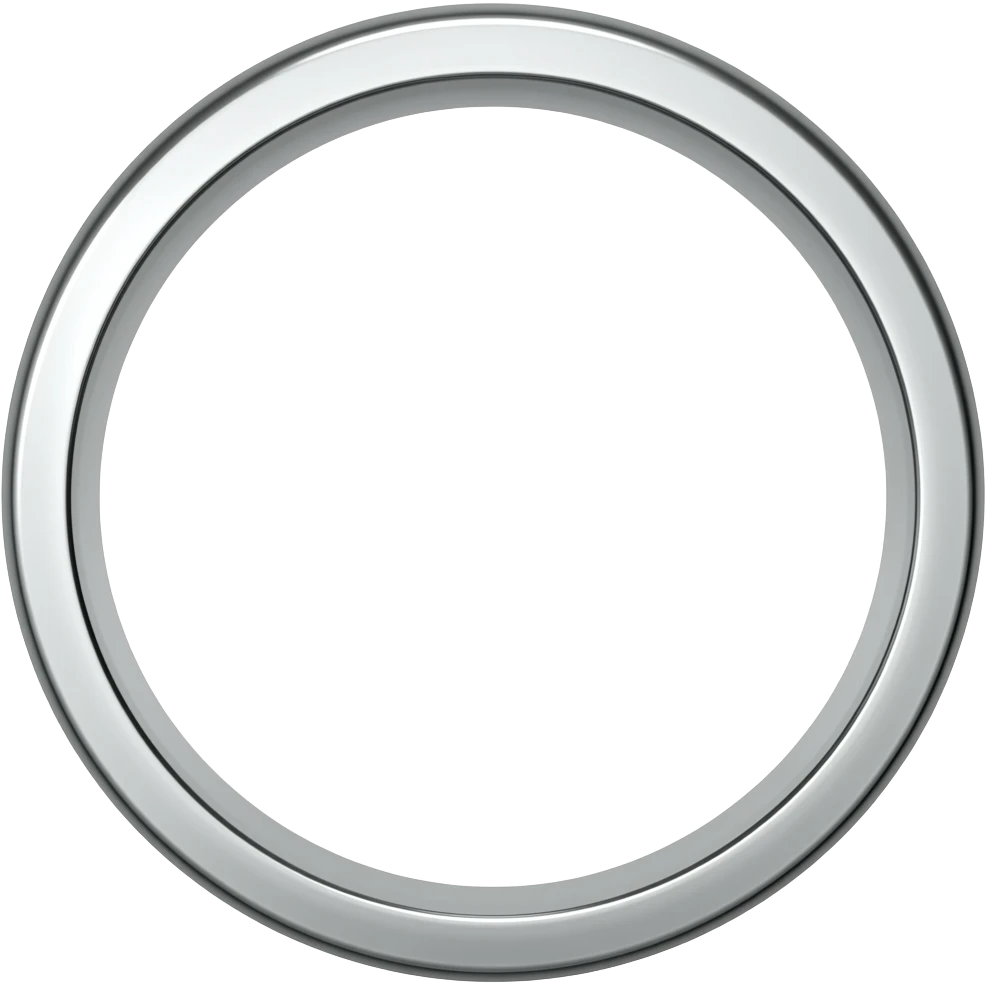 One silver wedding ring emoji