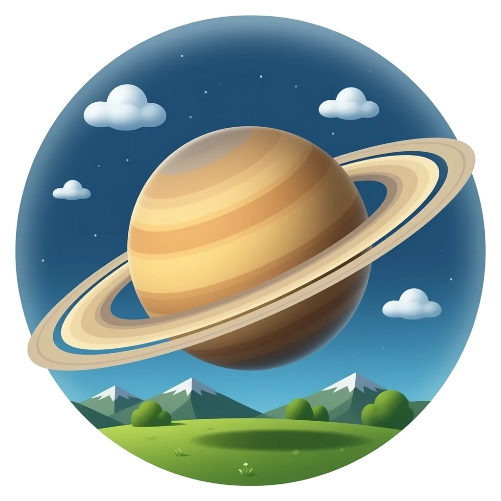 planet saturn emoji