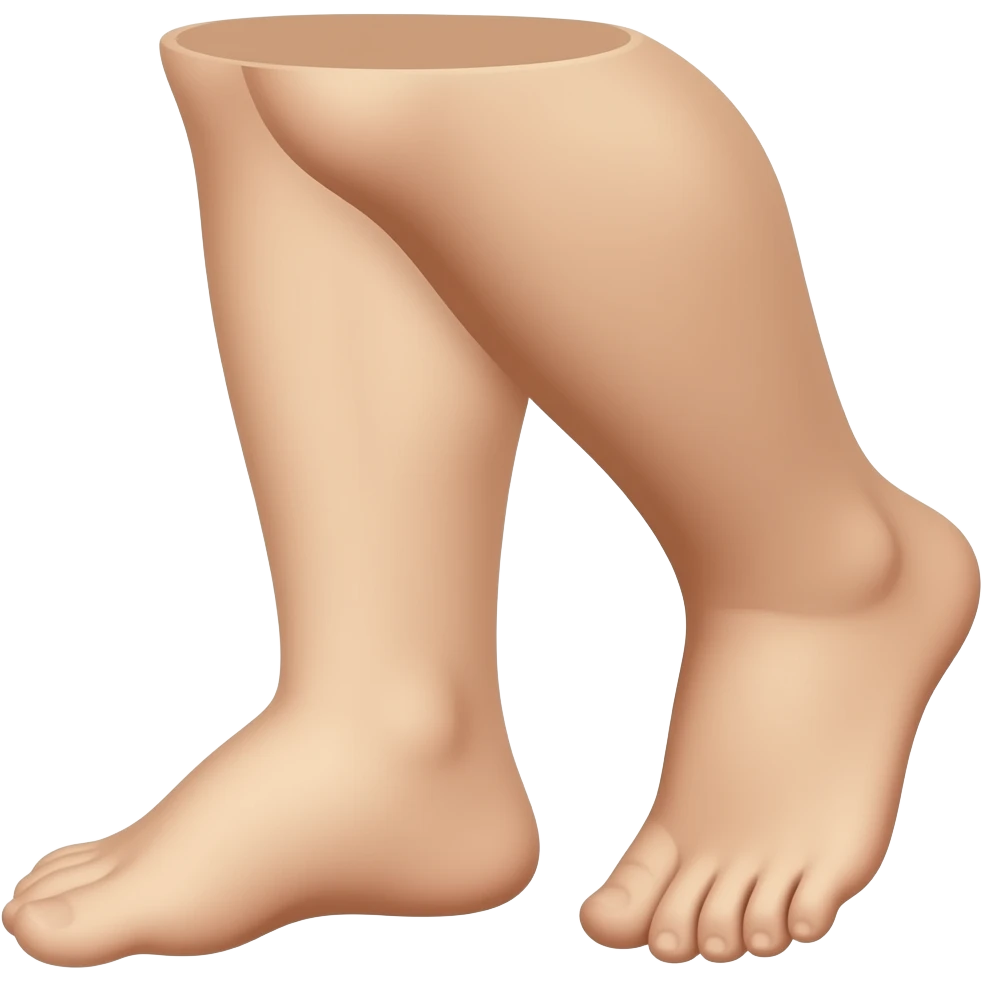 RIGHT LEG emoji