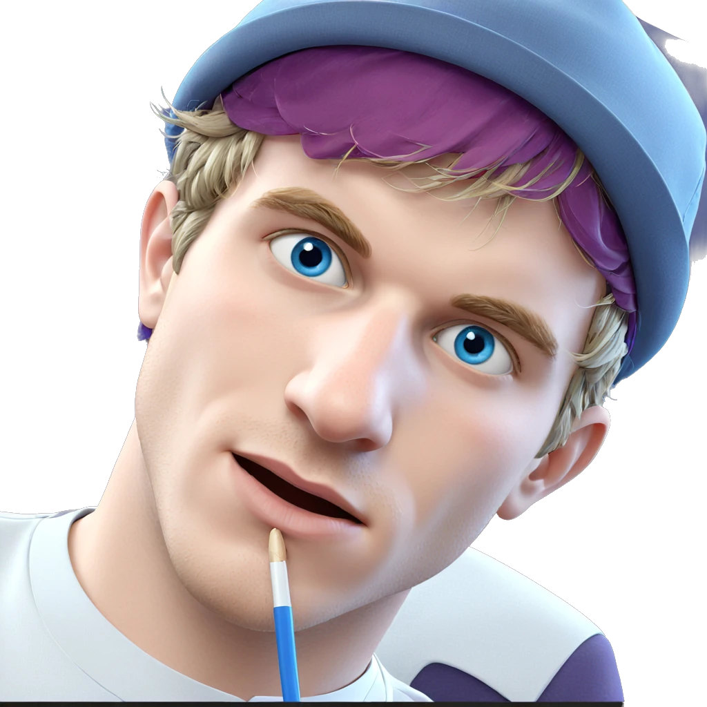 boy with blue eyes portrait emoji