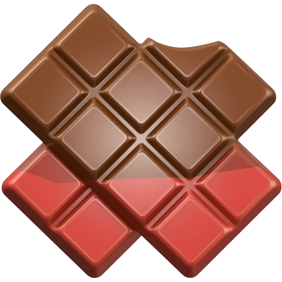chocolate bar emoji