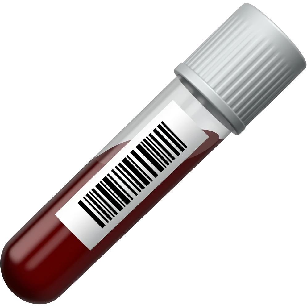 Blood collecting tube emoji