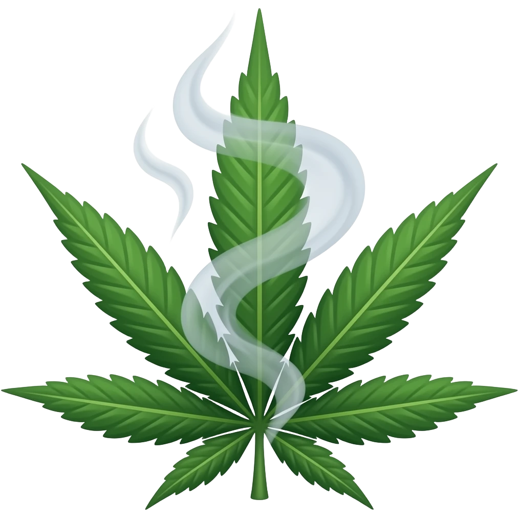 🫪 marijuana 💨 emoji