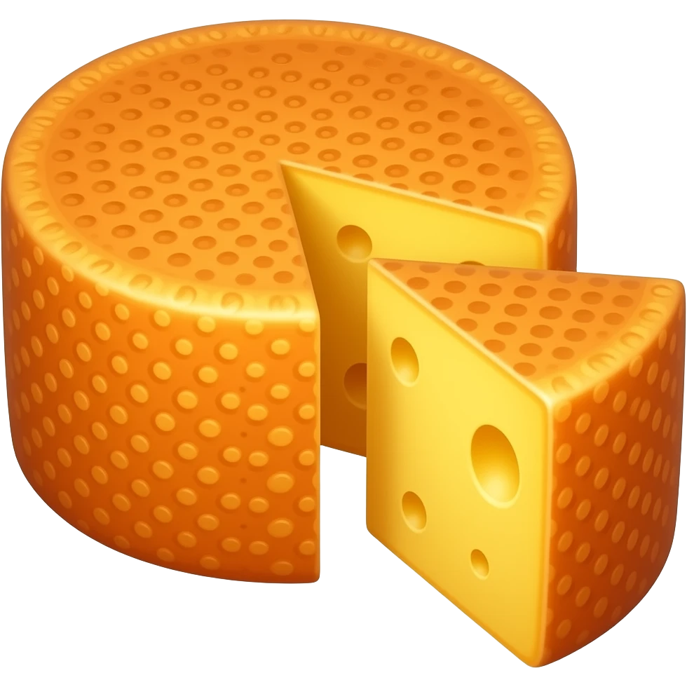 cheddar cheese wheel emoji