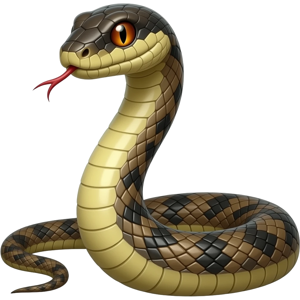 EVIL SNAKE!!1!1!!1!! ITS EVEIL emoji