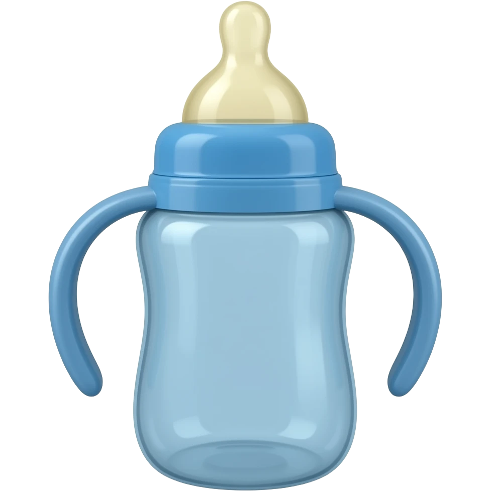 blue baby empty bottle emoji