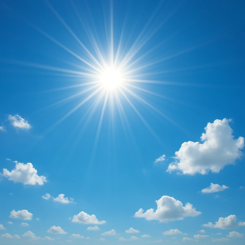 The bright sun emoji