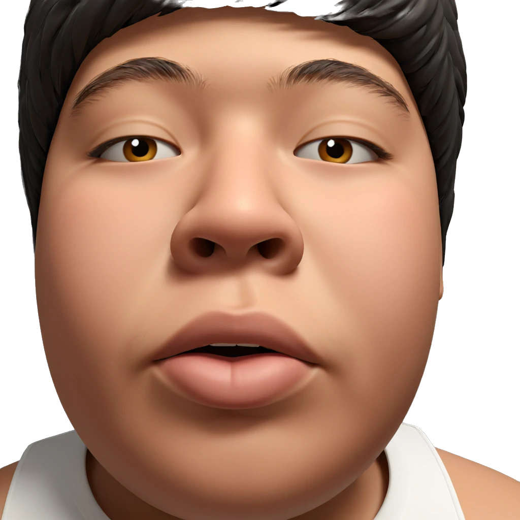 boy in white tank top emoji