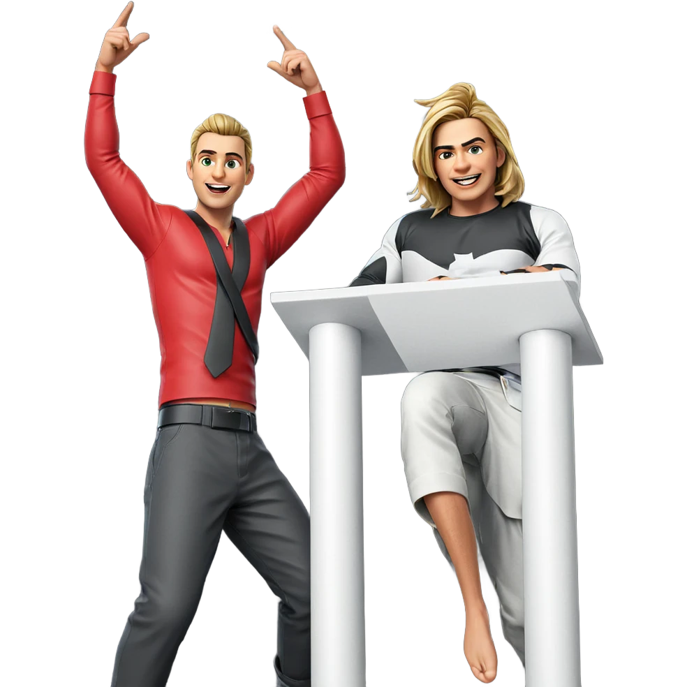 male parody character portrait emoji