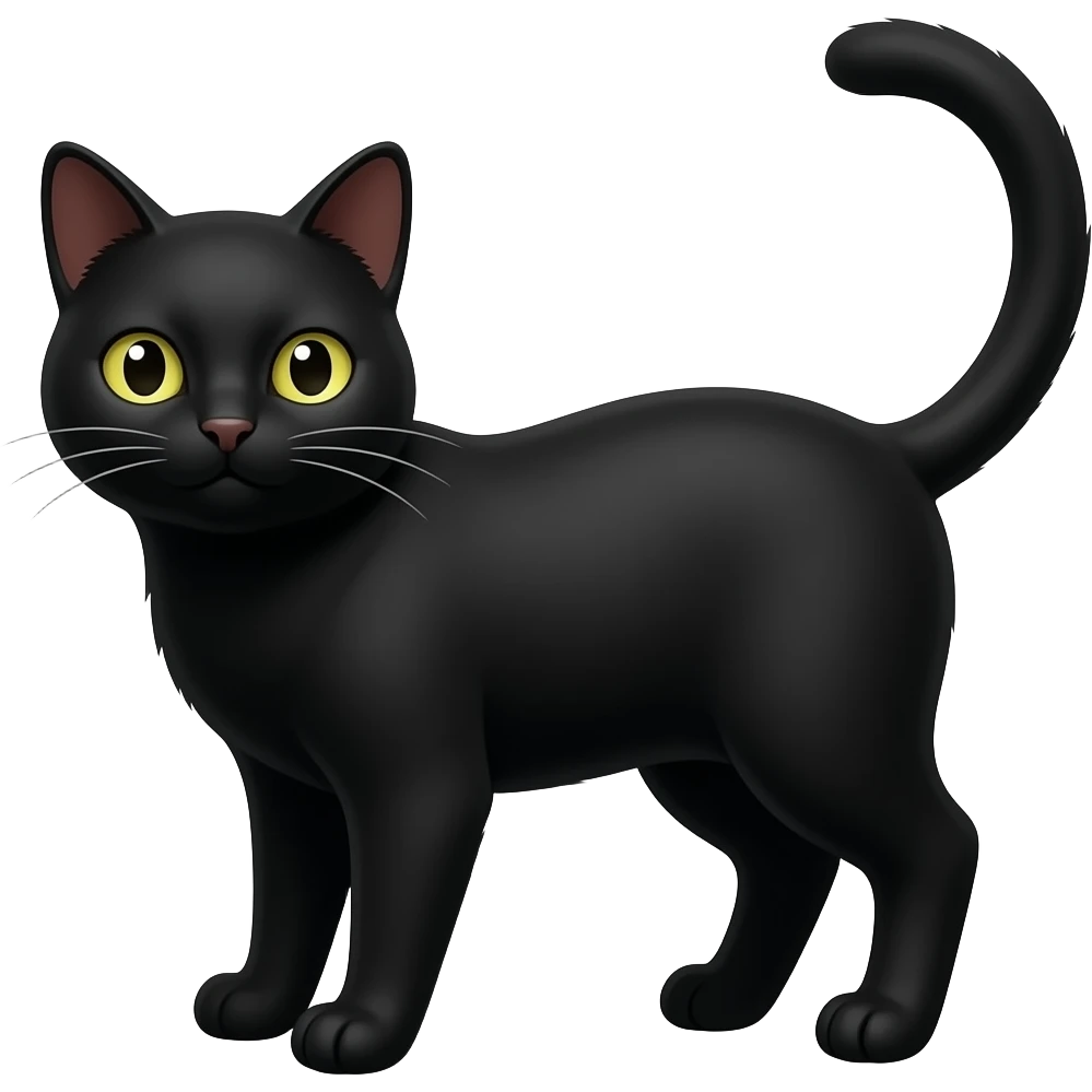 Black cat emoji emoji