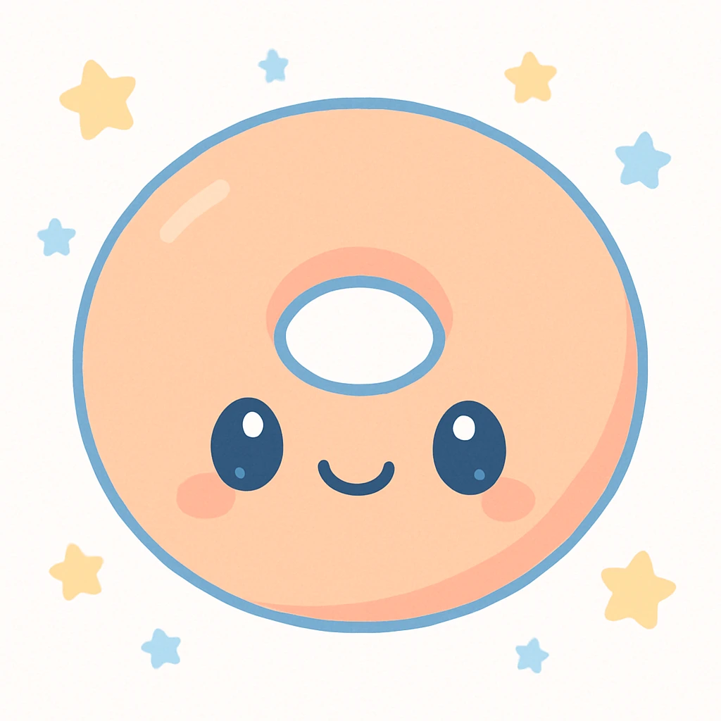 kawaii style carrot bagel, adorable, cute face, pastel colors emoji