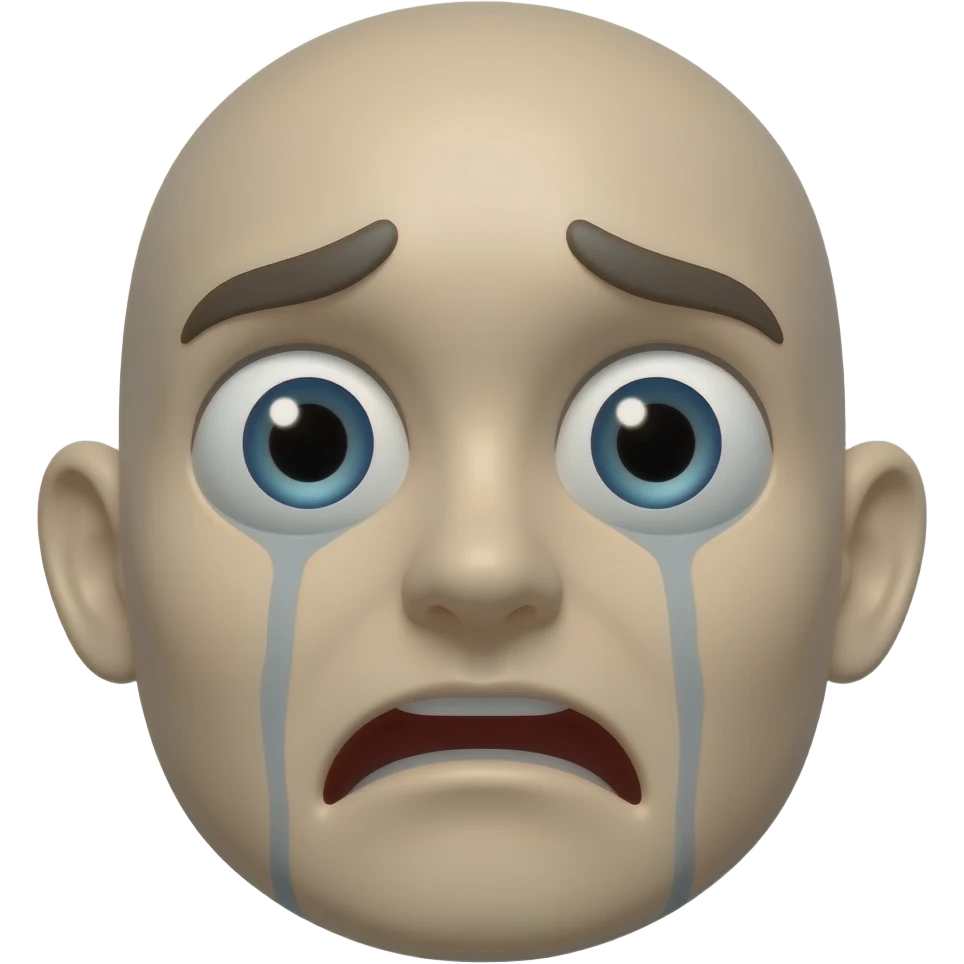 make a scared emoji, make it pixelated and look like from the game pixel survival 2 emoji