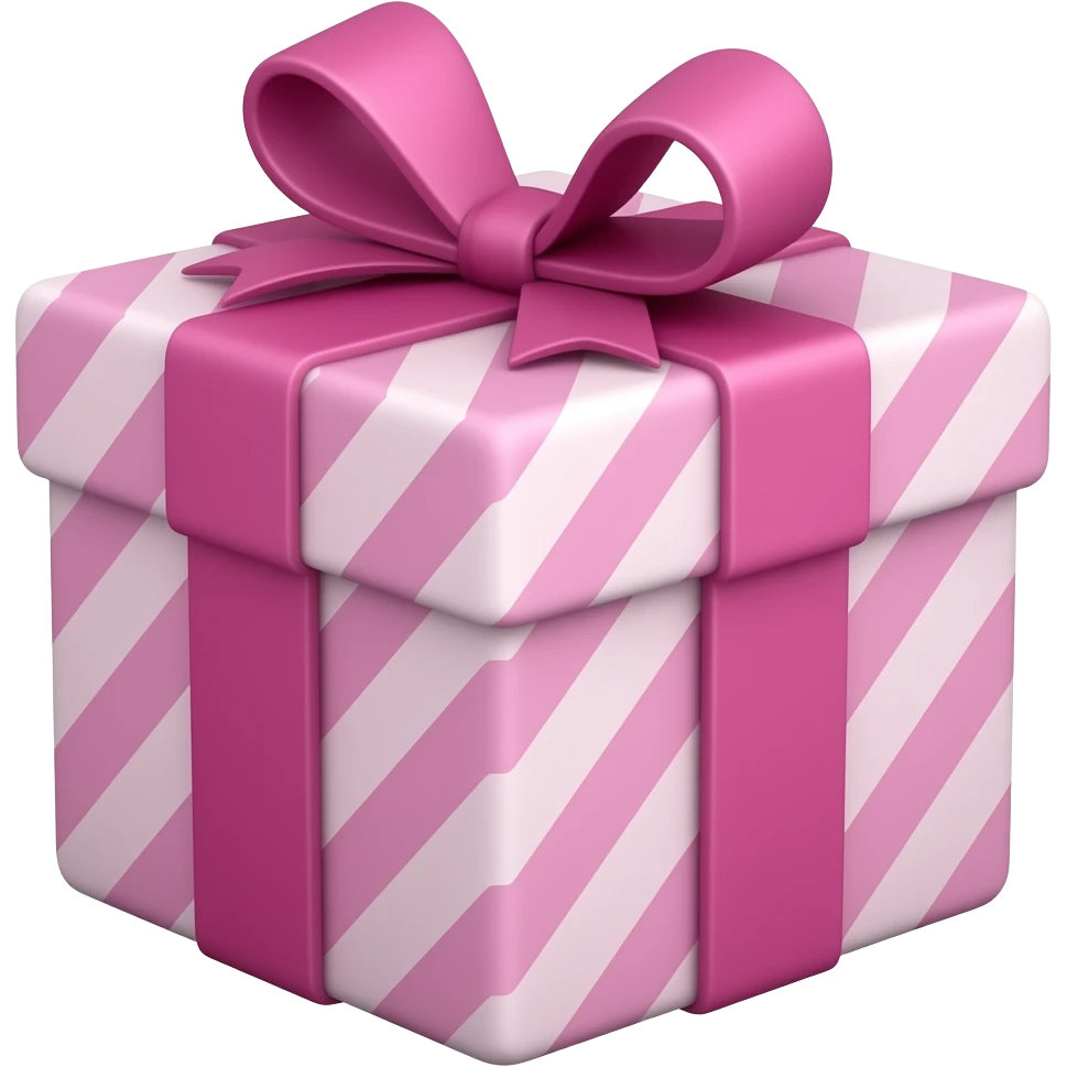 Gift form barbie inspired by barbie colour pallete emoji