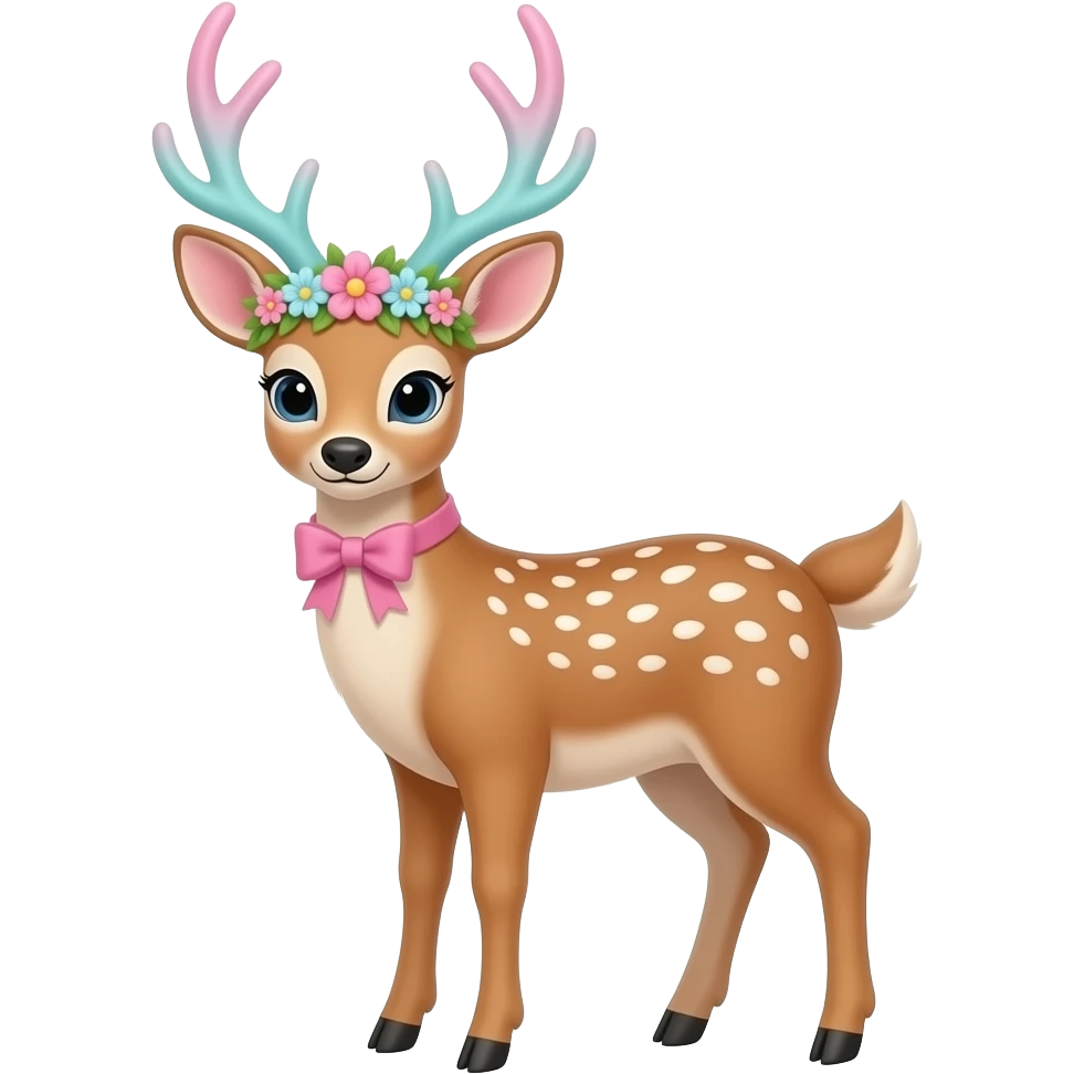 girlie deer emoji