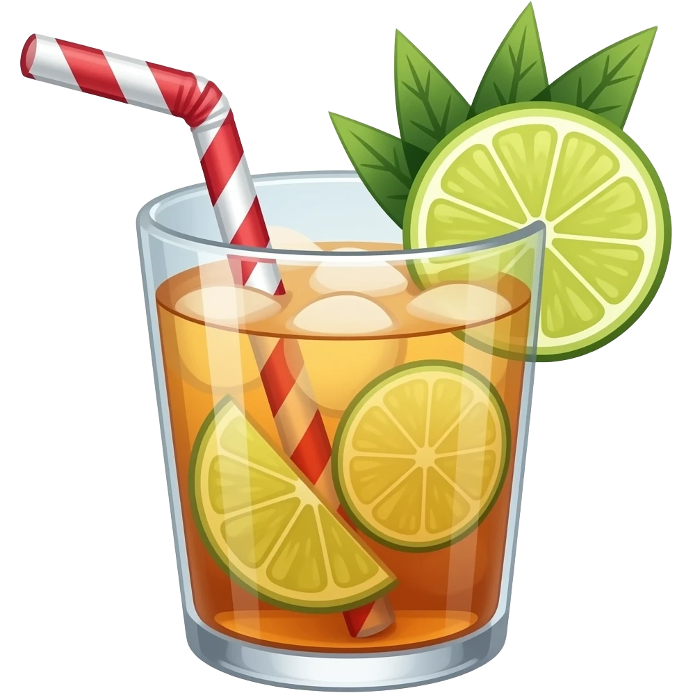 a nice tropical drink emoji