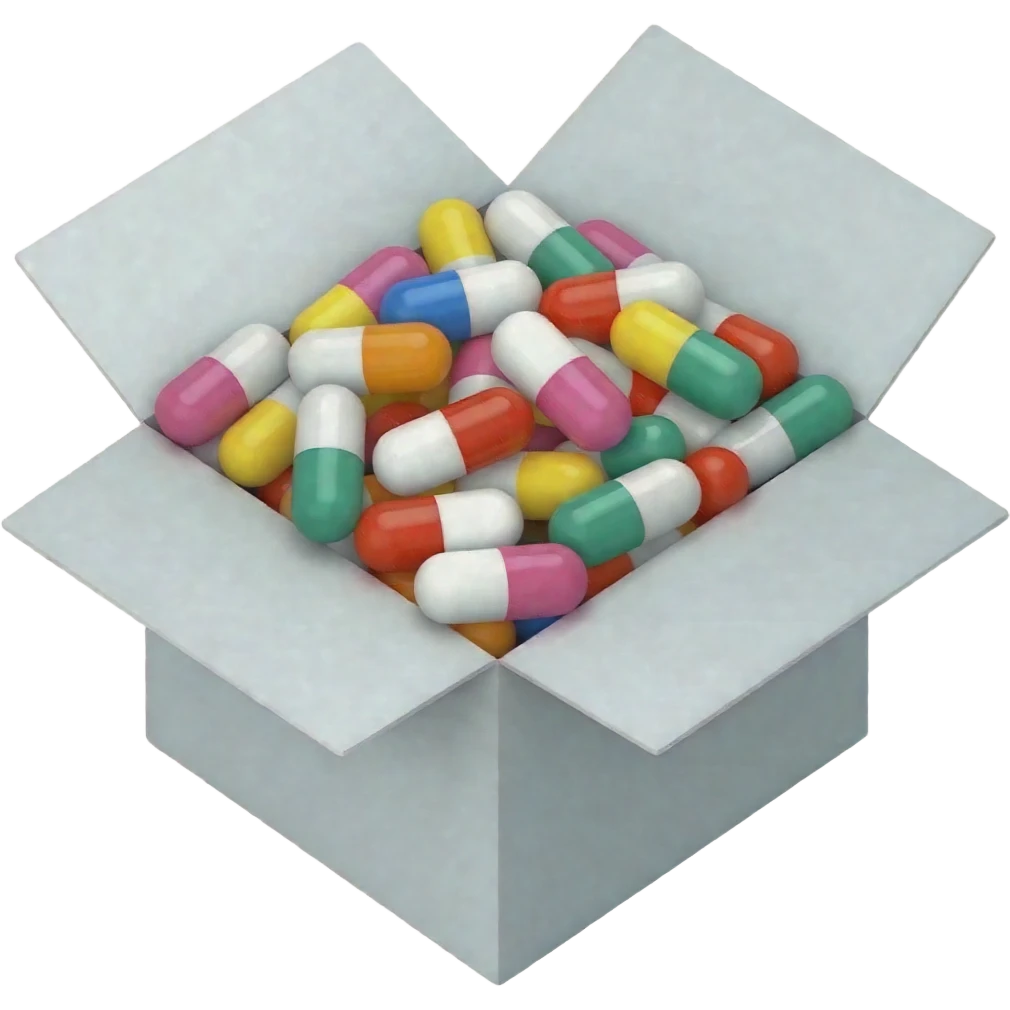medicines in a small box emoji