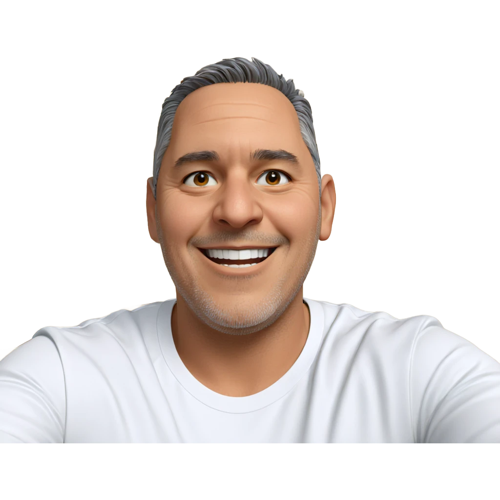 smiling boy in white shirt emoji