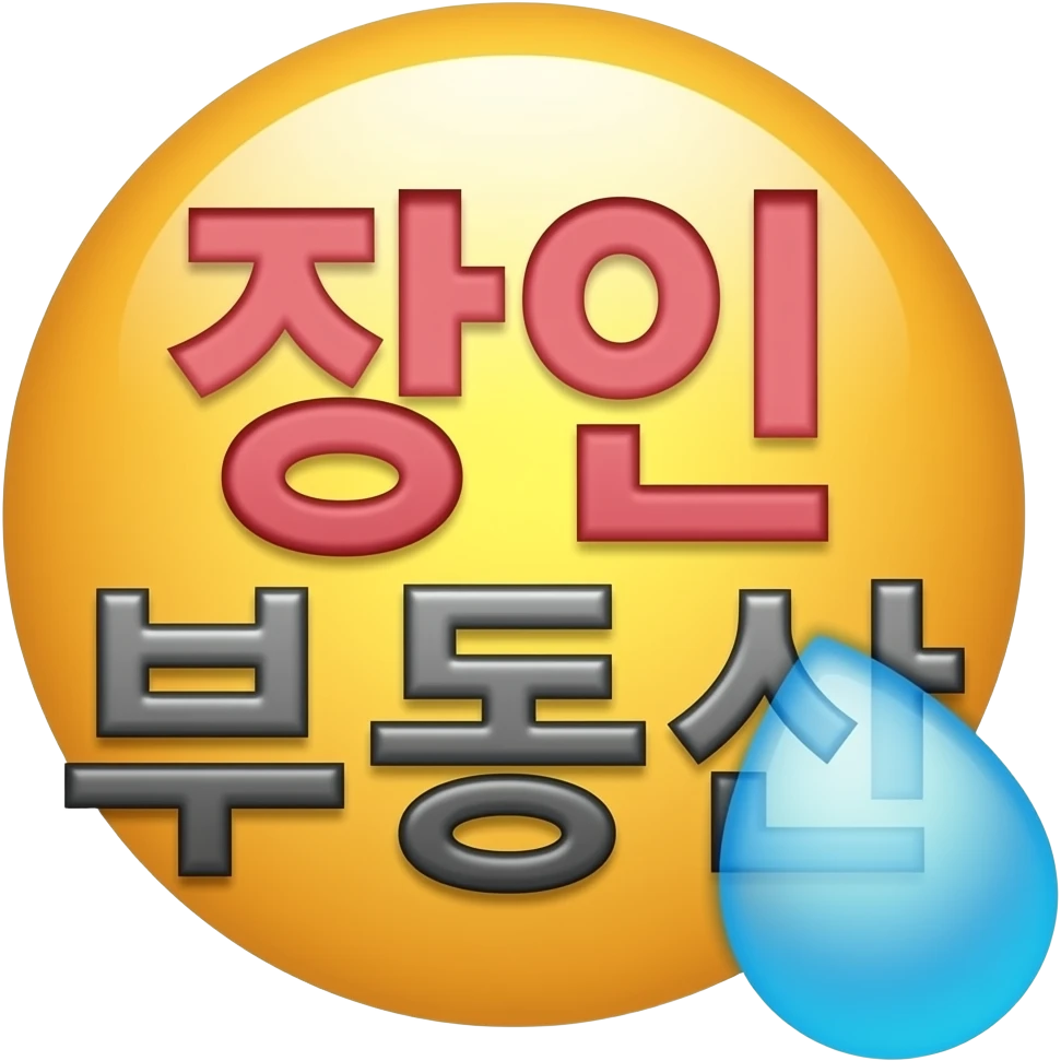 장인부동산 이란 글자로 이모티콘 만들어 줘 장인 emoji
