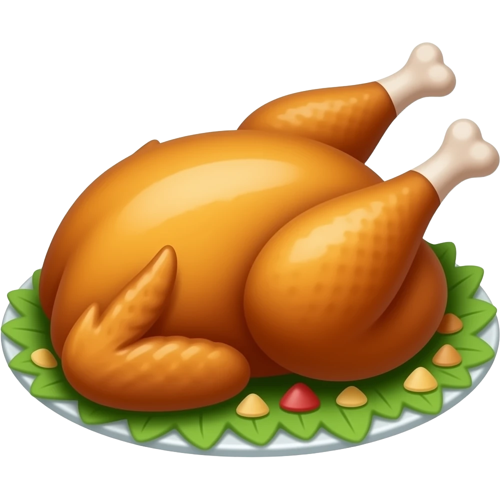 Roast chicken emoji