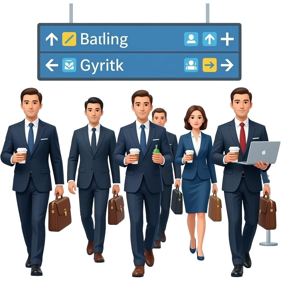 Business Travelers emoji