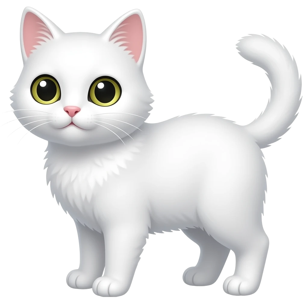 Gatti cute bianchi emoji