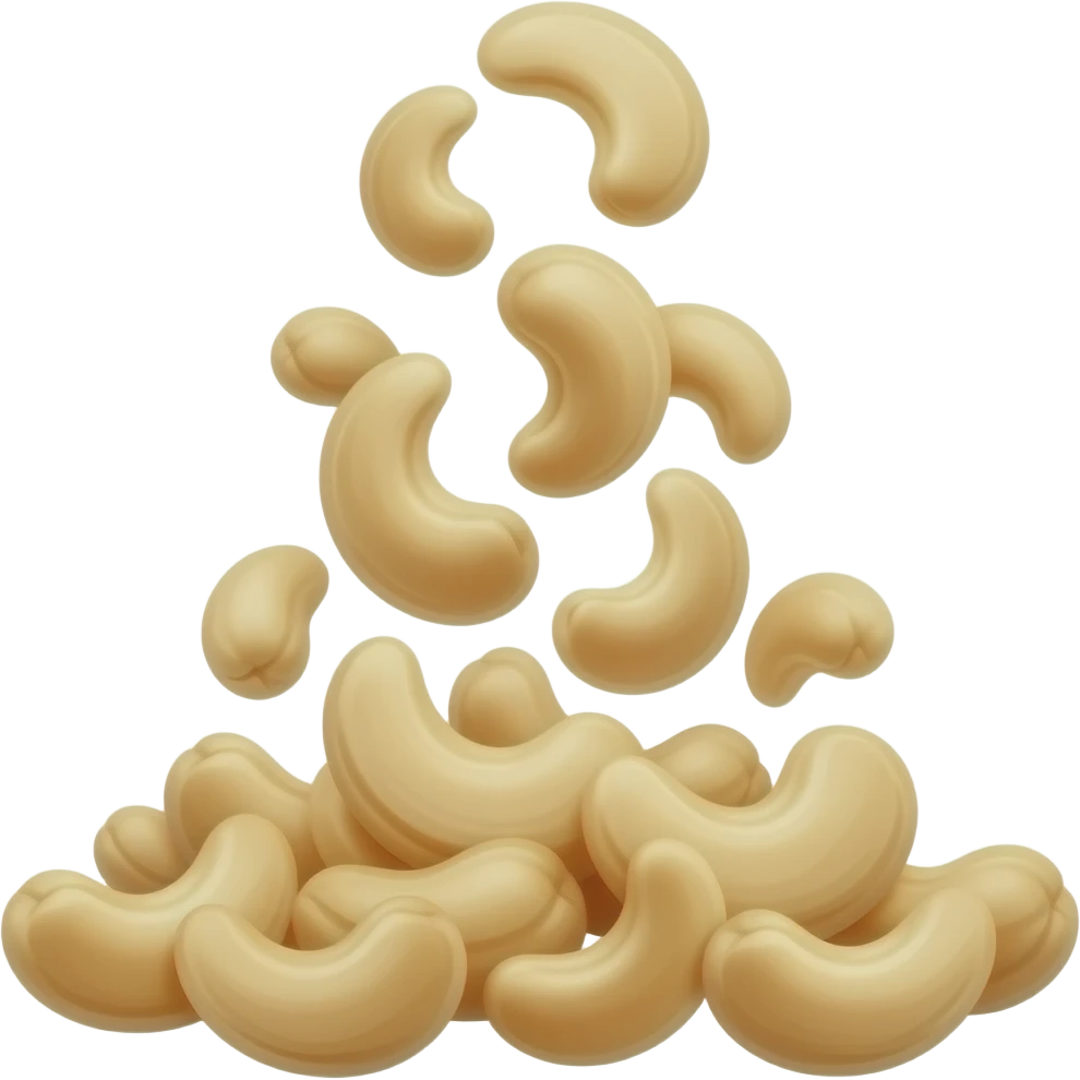 cashew nuts dropping emoji