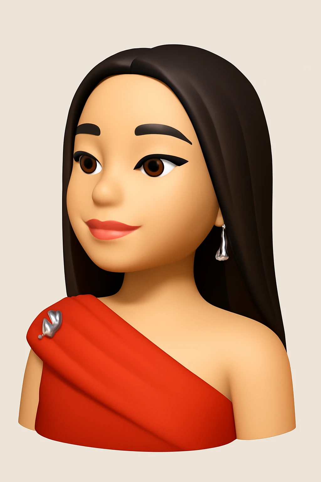 A 3D Apple-style emoji version of the uploaded image, preserving its colors, shapes, textures, and overall design, simplified into emoji form while keeping key details recognizable. Smooth glossy finish, soft shadows, high-quality render, minimal background emoji