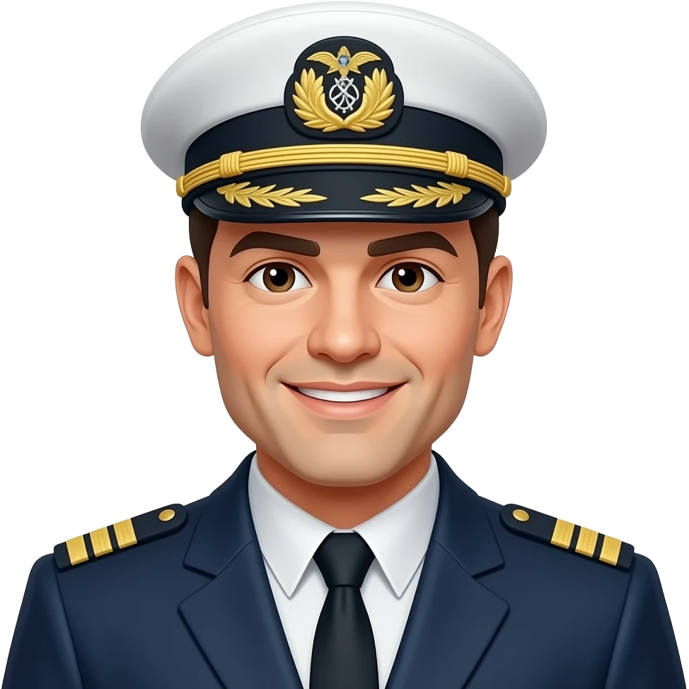 captain of the boat emoji