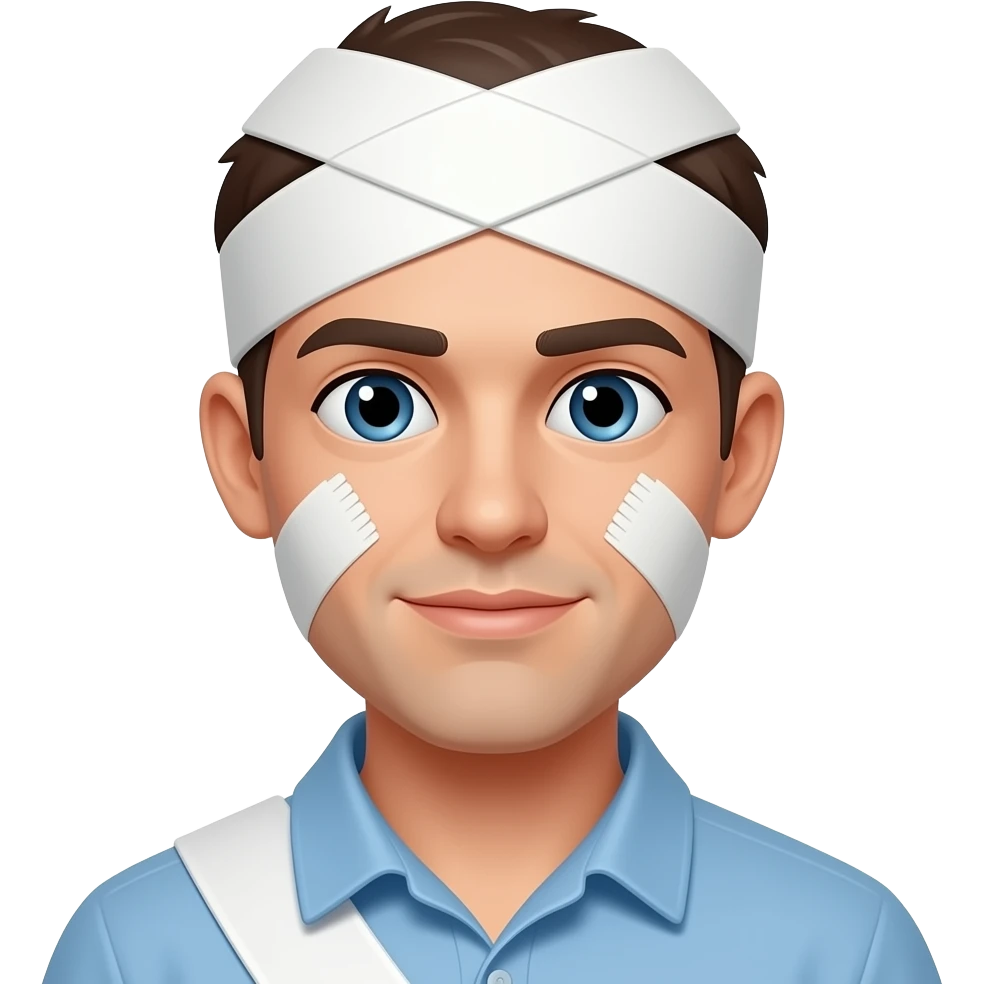 person with a bandage emoji