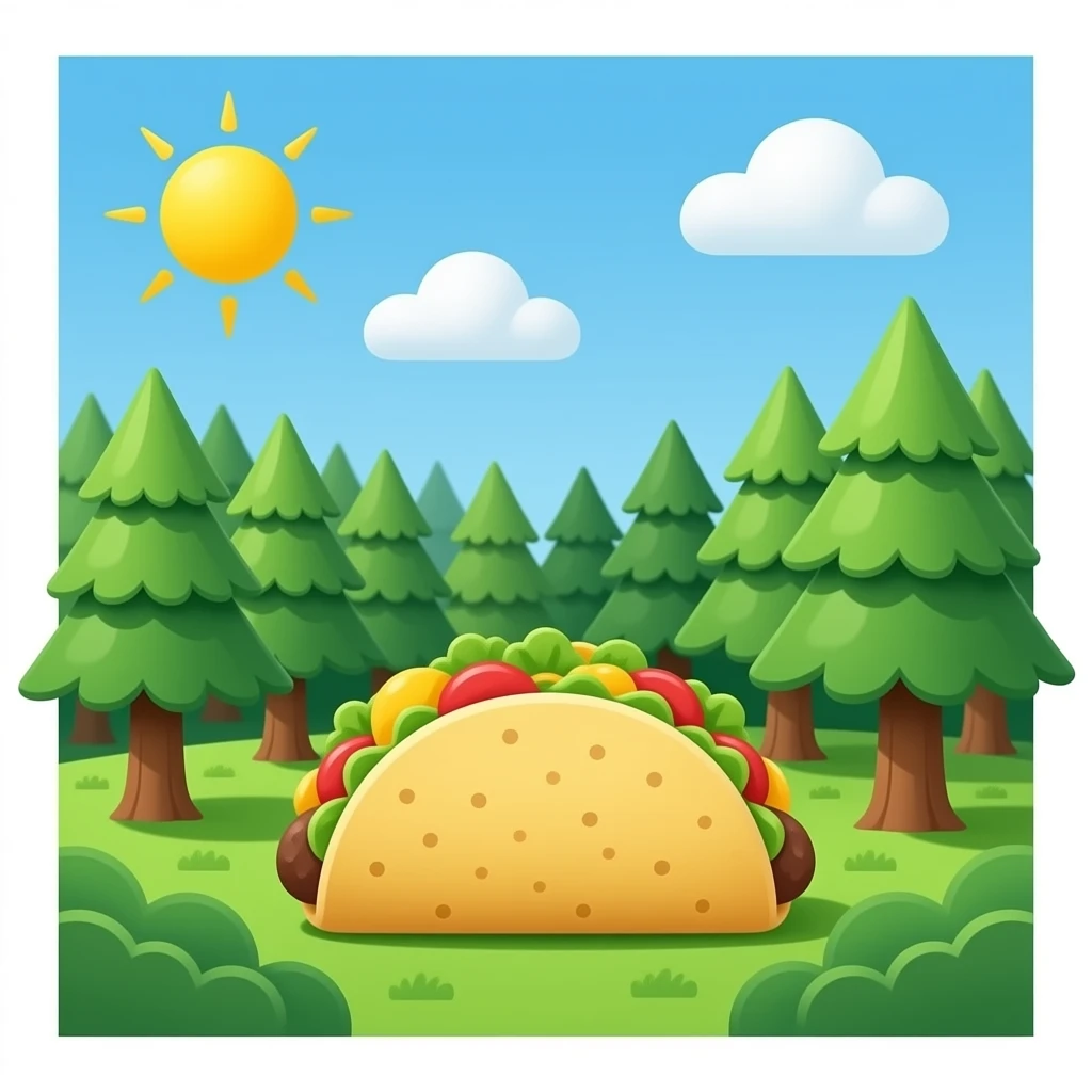 Taco forest emoji