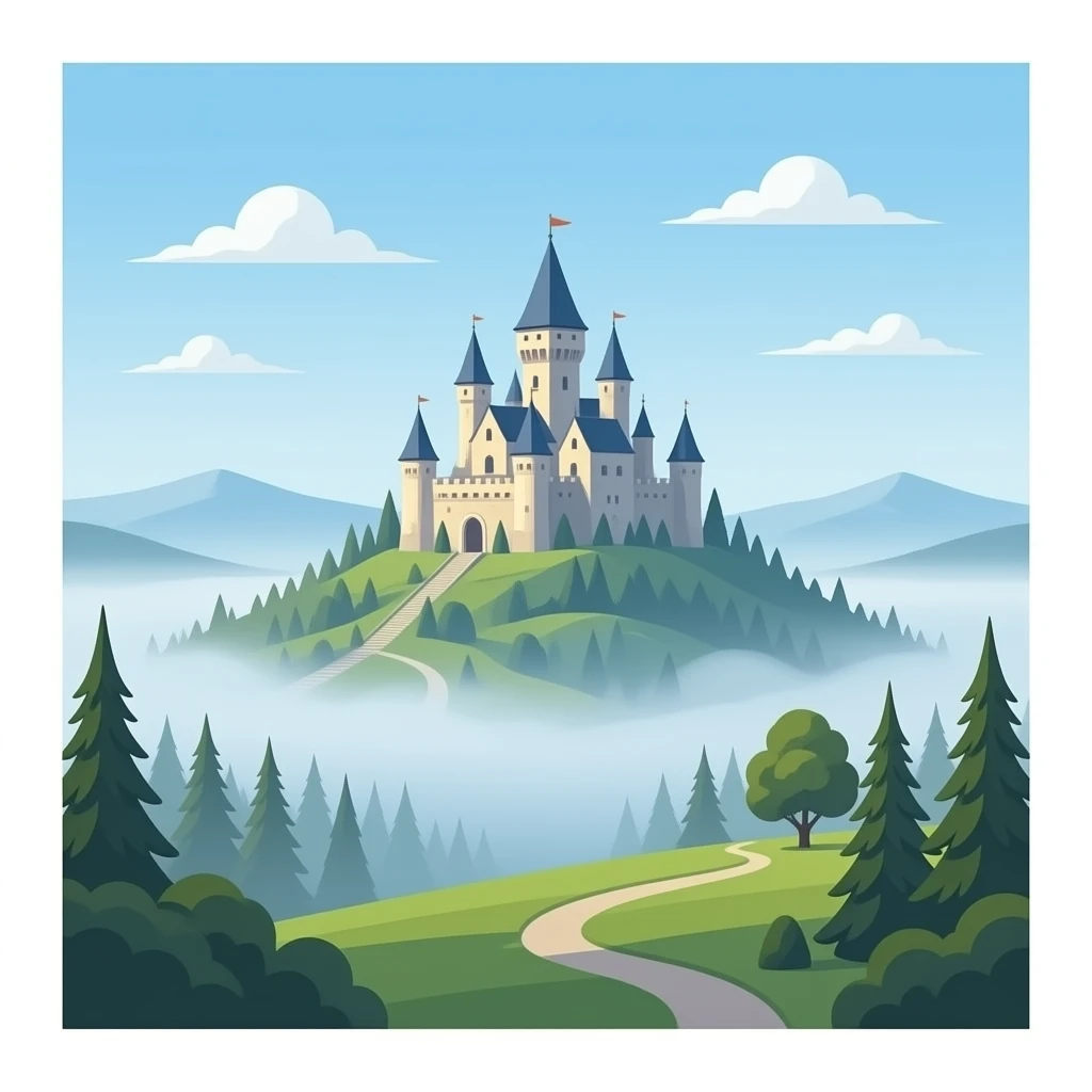 far far away castle emoji