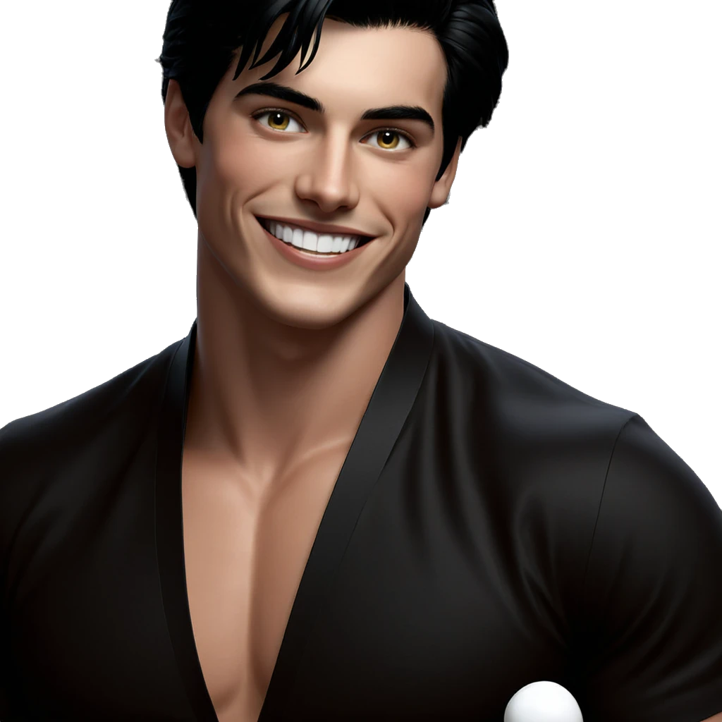 smiling boy with black hair emoji