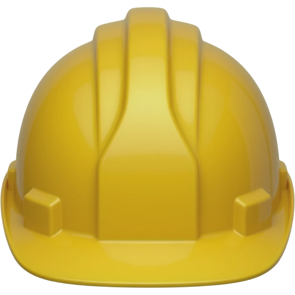 construction indoor worker helmet color #D4A017 emoji