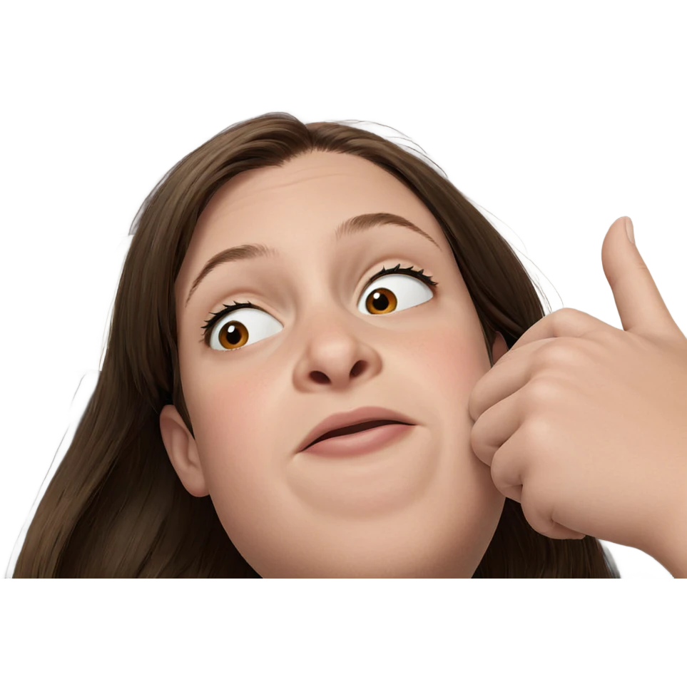 brown hair indoor portrait emoji