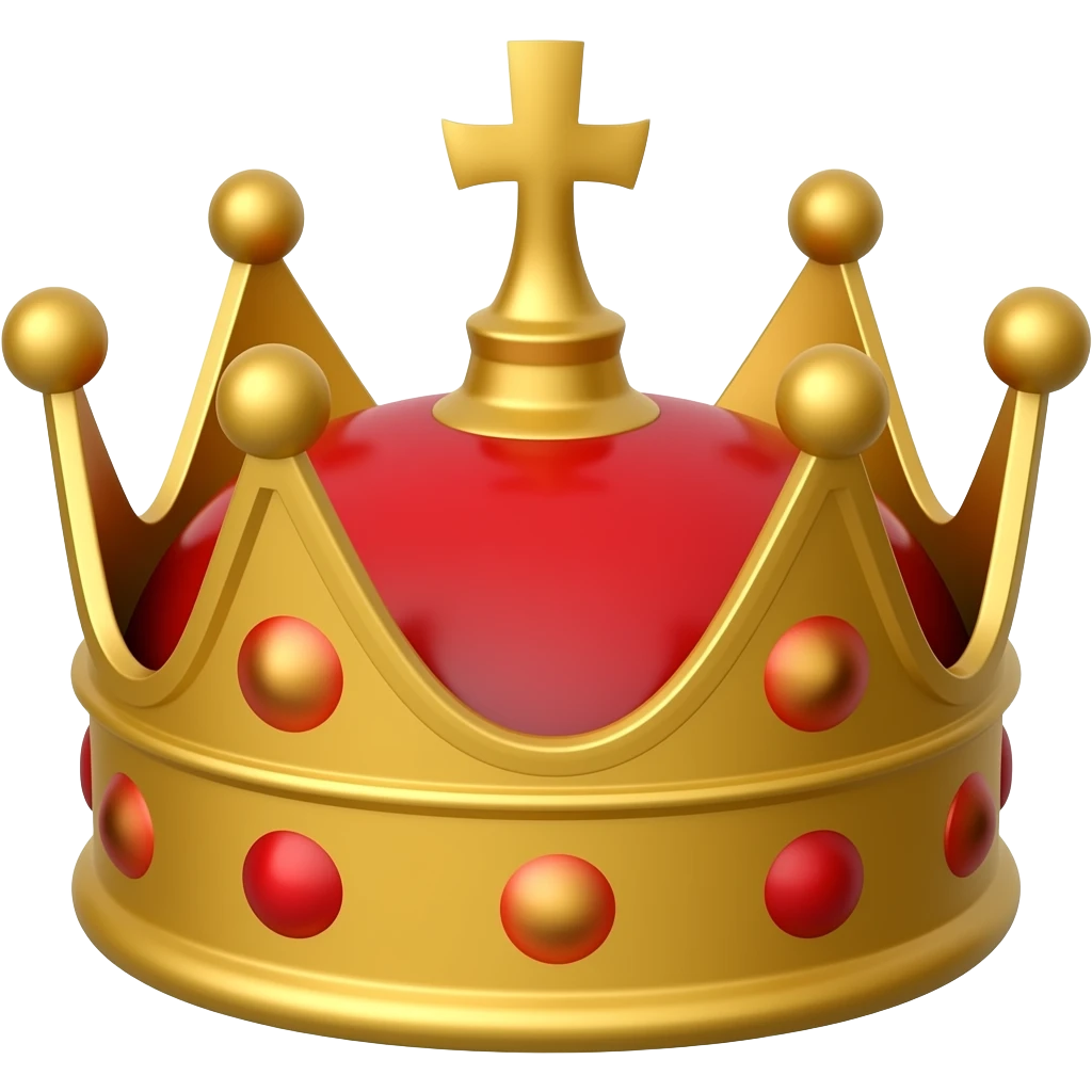 red crown emoji