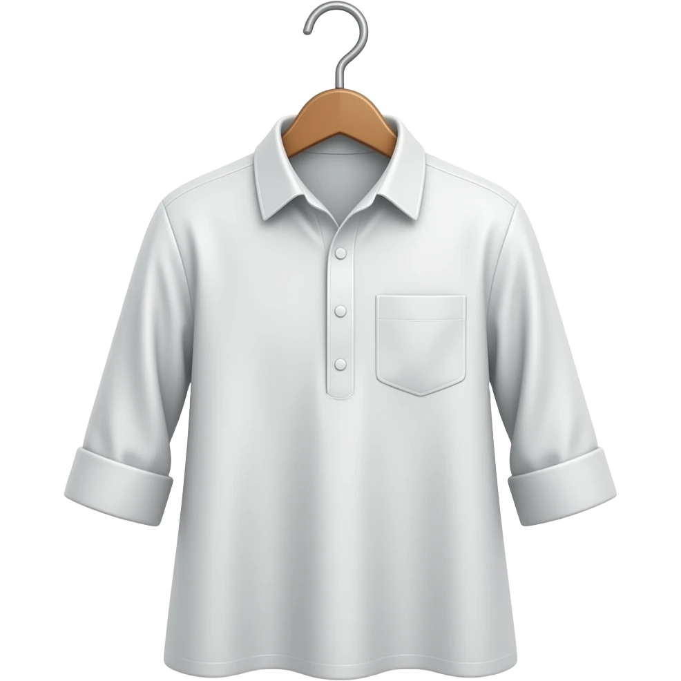 long arab dishdasha in hanger emoji