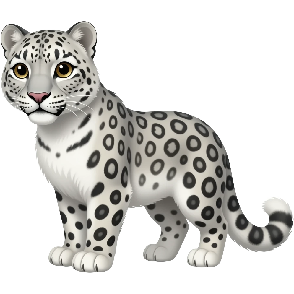 Snow leopard emojii emoji